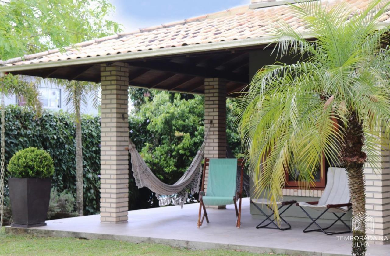 Casa De Praia No Rosa - Vista Para Lagoa De Ibiraquera Имбитуба Екстериор снимка